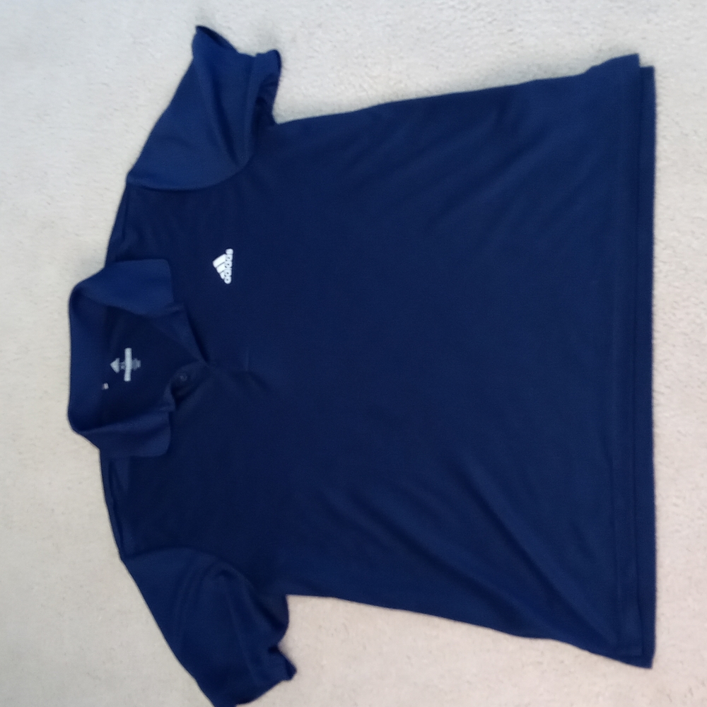 Men's extra large dark blue Adidas Dri-Fit Polo